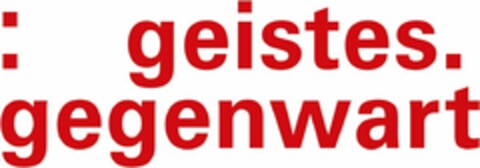 : geistes.gegenwart Logo (DPMA, 07.10.2020)