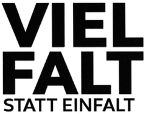 VIELFALT STATT EINFALT Logo (DPMA, 23.11.2022)