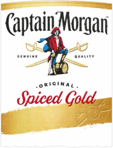 Captain Morgan Spiced Gold Logo (DPMA, 07.06.2022)