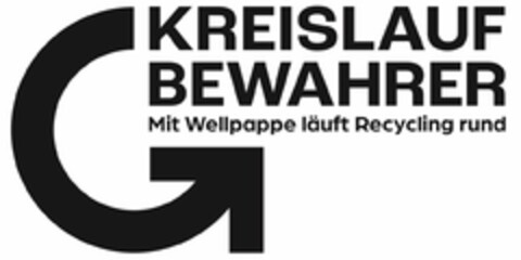 KREISLAUF BEWAHRER Mit Wellpappe läuft Recycling rund Logo (DPMA, 09.02.2024)
