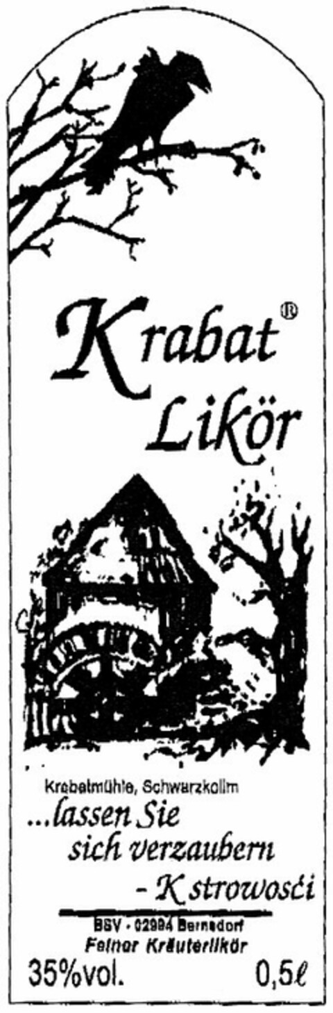 Krabat Likör Logo (DPMA, 17.04.2003)