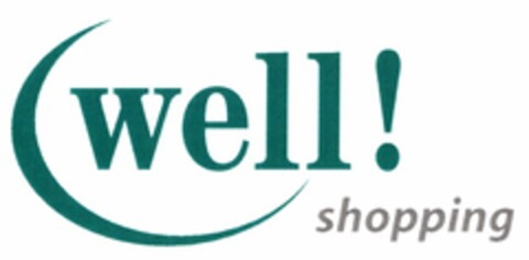 well! shopping Logo (DPMA, 15.09.2003)
