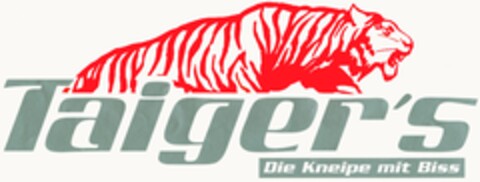 Taiger's Die Kneipe mit Biss Logo (DPMA, 07.05.2004)