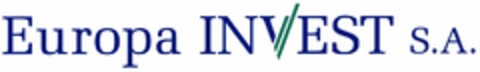 Europa INVEST S.A. Logo (DPMA, 12.07.2004)