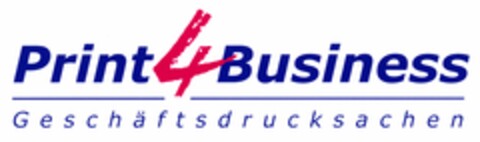 Print4Business Geschäftsdrucksachen Logo (DPMA, 28.10.2004)