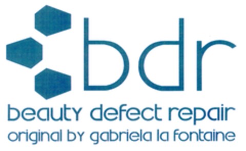 bdr beauty defect repair original by gabriela la fontaine Logo (DPMA, 11/03/2006)