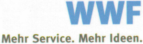 WWF Mehr Service. Mehr Ideen. Logo (DPMA, 27.07.1995)