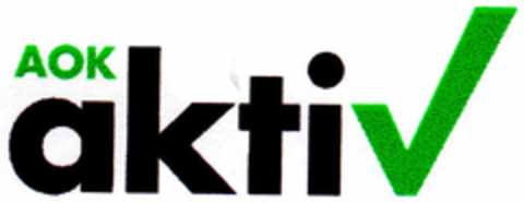 AOK aktiv Logo (DPMA, 28.07.1995)