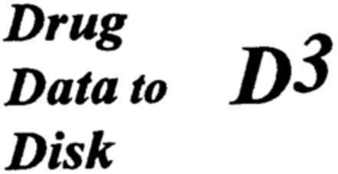 Drug Data to D3 Disk Logo (DPMA, 18.09.1996)