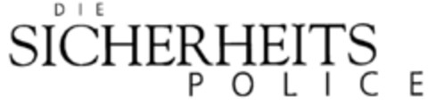 DIE SICHERHEITSPOLICE Logo (DPMA, 11/13/1996)