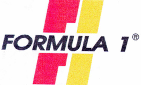 F1 FORMULA 1 Logo (DPMA, 07.12.1996)