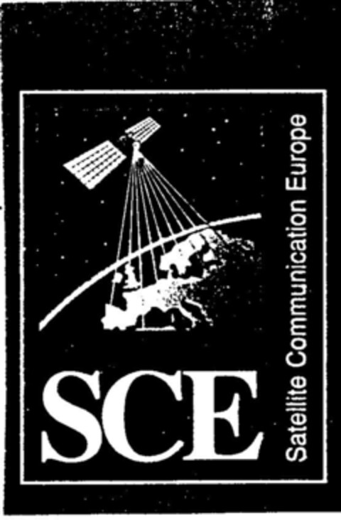 SCE Satellite Communication Europe Logo (DPMA, 07/25/1998)