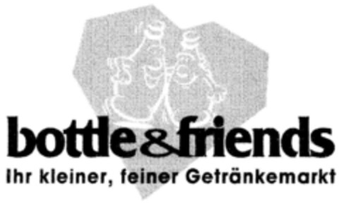 bottle&friends Ihr kleiner, feiner Getränkemarkt Logo (DPMA, 22.09.1998)