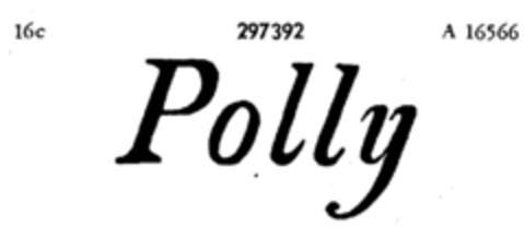 Polly Logo (DPMA, 11/23/1922)