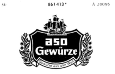aso Gewürze Logo (DPMA, 11.03.1969)
