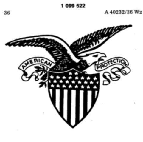 AMERICAN PROTECTION Logo (DPMA, 01.08.1985)