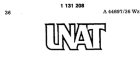 UNAT Logo (DPMA, 07.06.1988)