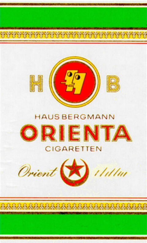 HAUSBERGMANN ORIENTA CIGARETTEN Logo (DPMA, 06.06.1958)