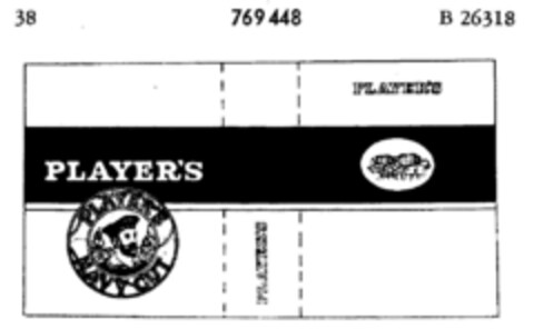 PLAYER`S NAVY CUT Logo (DPMA, 25.01.1962)