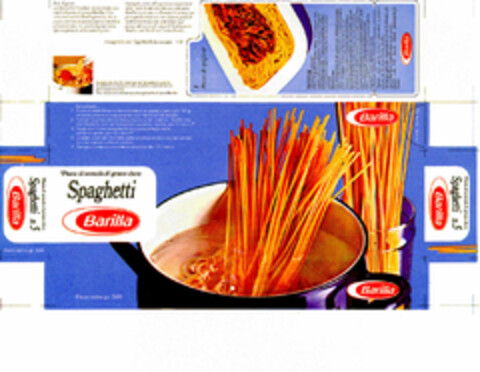 Barilla Spaghetti Logo (DPMA, 07/16/1969)