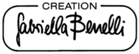 CREATION Gabriella Benelli Logo (DPMA, 02.02.1983)
