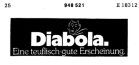 Diabola. Eine teuflisch-gute Erscheinung. Logo (DPMA, 11/27/1975)