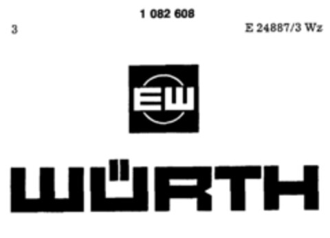 WÜRTH EW Logo (DPMA, 01.02.1985)