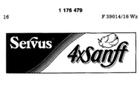 Servus   4xsanft Logo (DPMA, 09/21/1990)