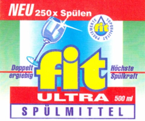 fit ULTRA SPÜLMITTEL Logo (DPMA, 04.09.1993)