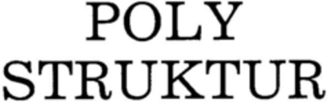 POLY STRUKTUR Logo (DPMA, 12/13/1983)