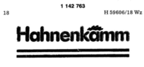 Hahnenkamm Logo (DPMA, 31.05.1988)