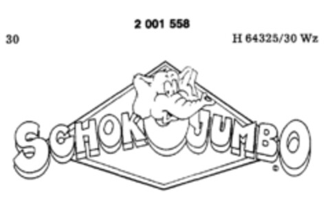 SCHOKOJUMBO Logo (DPMA, 12.10.1990)