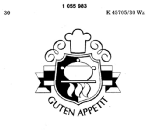 GUTEN APPETIT Logo (DPMA, 30.04.1983)