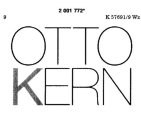 OTTO KERN Logo (DPMA, 26.03.1991)