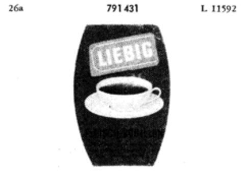LIEBIG FLEISCH-BOUILLON Logo (DPMA, 20.09.1963)