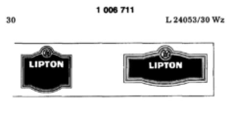 LIPTON Logo (DPMA, 02/27/1980)