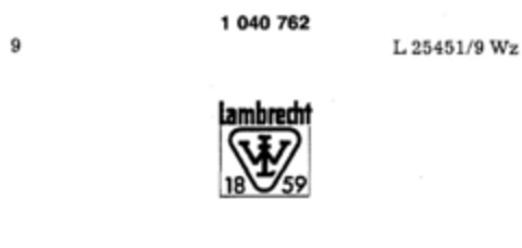 Lambrecht Logo (DPMA, 14.12.1981)