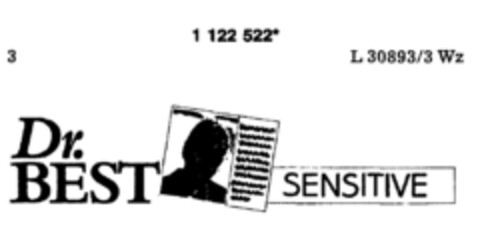 Dr. BEST SENSITIVE Logo (DPMA, 19.03.1988)