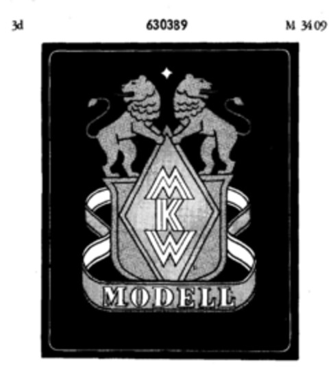 MKW MODELL Logo (DPMA, 21.12.1951)