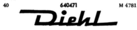 Diehl Logo (DPMA, 16.07.1952)