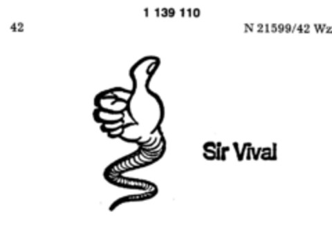 Sir Vival Logo (DPMA, 26.04.1988)