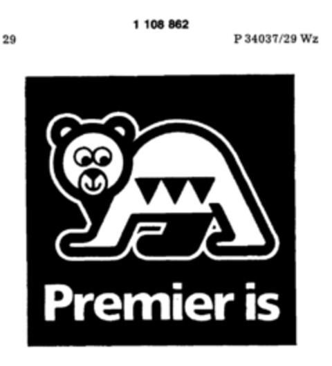 Premier is Logo (DPMA, 05.07.1986)