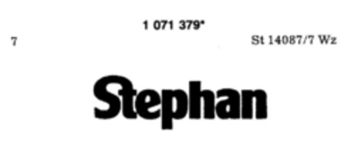 Stephan Logo (DPMA, 24.11.1984)