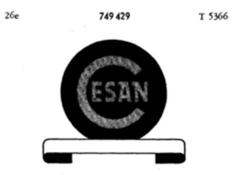 CESAN Logo (DPMA, 06/04/1958)