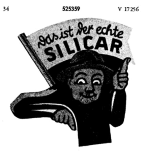 Das ist der echte SILICAR Logo (DPMA, 21.03.1940)