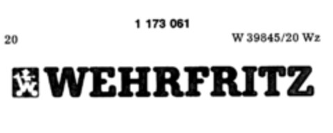 WEHRFRITZ Logo (DPMA, 24.11.1989)