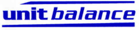 unit balance Logo (DPMA, 07.06.2000)