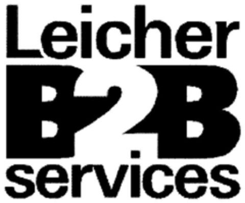 Leicher B2B services Logo (DPMA, 03.07.2000)