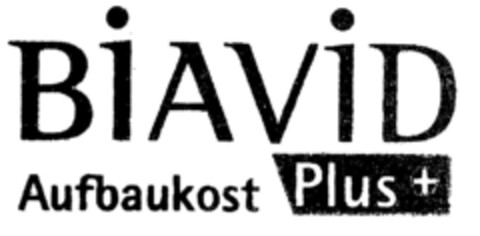 BIAVID Aufbaukost Plus+ Logo (DPMA, 01/27/2001)