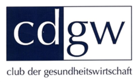 cdgw club der gesundheitswirtschaft Logo (DPMA, 09/28/2009)